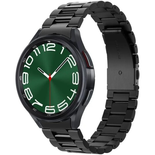 Spigen Samsung Galaxy Watch 6 Classic (47 mm) Modern Fit Band - Rustfritt Stålreim inkludert Linkfjerner - Sølv Spigen Samsung Galaxy Watch 6 Classic (47 mm) Modern Fit Band - Rustfritt Stålreim inkludert Linkfjerner - Sølv
