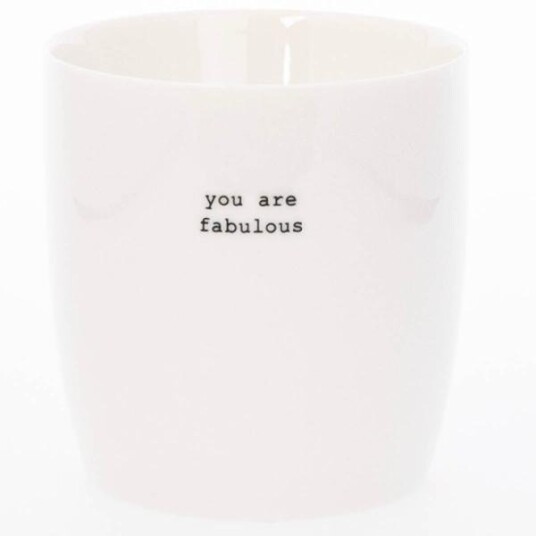 Sögne Home - Krus you are fabulous 30 cl hvit
