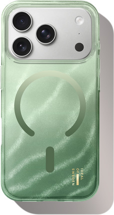 Ideal Of Sweden Clear MagSafe Mobildeksel til iPhone 17 Pro Sage Green