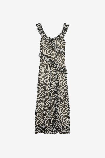 Vero Moda Maxikjole vmLouise SL Maxi Dress Exp Beige