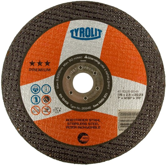 Kappeskive Premium 41F ø178Ã2,5 A30R-BFXA
