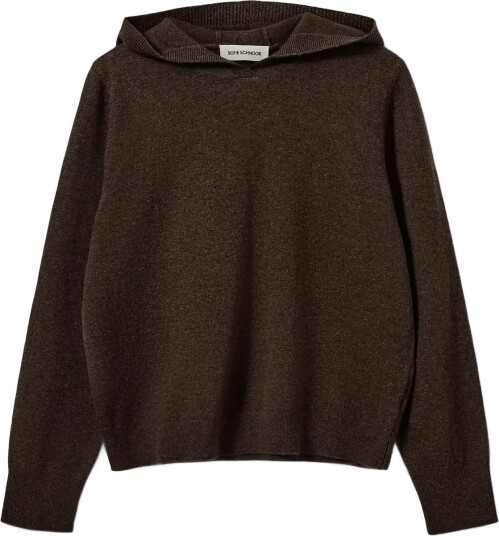 Sofie Schnoor Cassiesw Knit Hoodie   Brown   XL