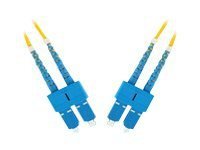 MicroConnect SC/PC Enkeltmodus Fiberoptisk Nettverkskabel 0,5m Gul 9/125µm OS2