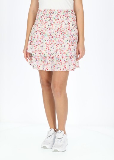 Seaside Miami Skirt W Multi Flower 36 Kjoler Og Skjørt