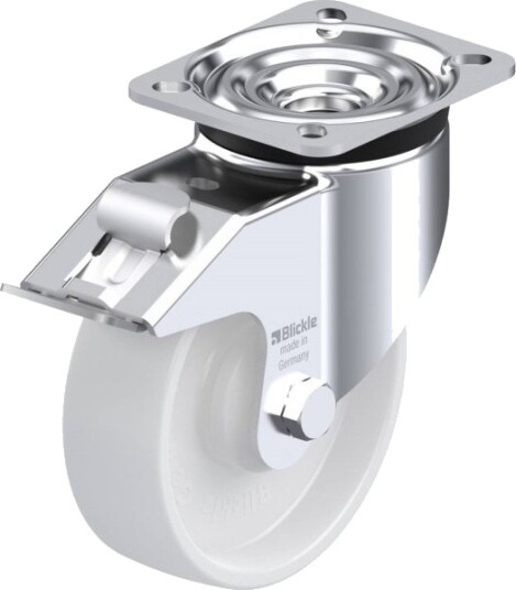 Blickle 610444 Lk-Po 125Ka-1-Fi Styrehjul Med Bremse Hjuldiameter 125 Mm Bæreevne Maks. 300 Kg (1 Stk.) Blickle 610444 Lk-Po 125Ka-1-Fi Styrehjul Med Bremse Hjuldiameter 125 Mm Bæreevne Maks. 300 Kg (1 Stk.)