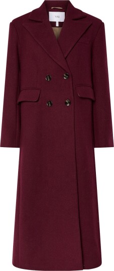 YAS Yasroyla Ls Wool Blend Long Coat S. Noos PORT ROYALE 38