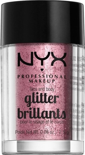 NYX PROFESSIONAL MAKEUP Face & Body Glitter - Rose