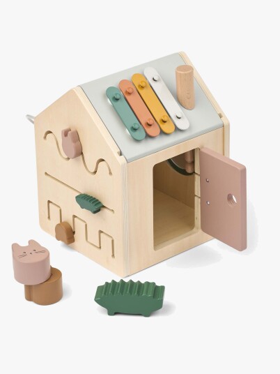 Liewood Lucas Activity Cube   Khaki green   ONE SIZE