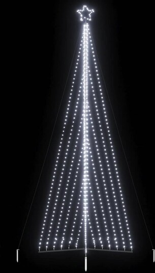  LED Juletre 789 LEDs Kald Hvit 476 cm