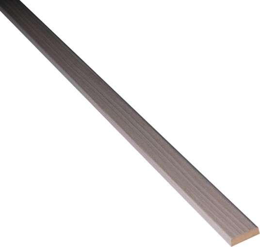 Lind Gulvlist Folie Grå Til Spiler 12x40x2390mm
