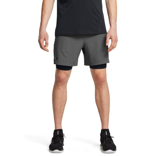 Under armour Vanish Woven 2In1 Shorts treningsshorts herre Grå SM