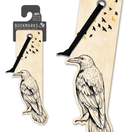 Quirky Bookmarks Crow
