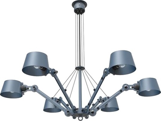 Tonone Bolt Taklampe 6 armet Tordenblå