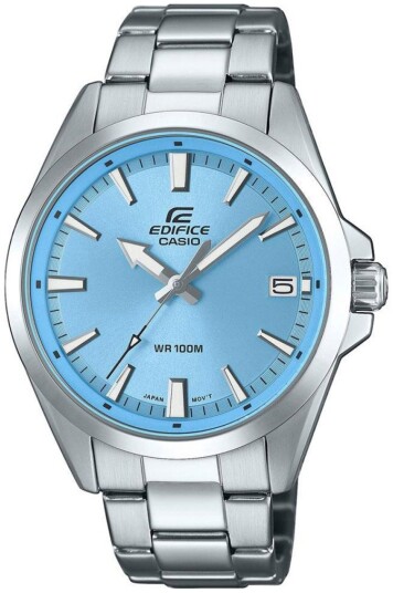 Casio Herreklokke EFV 100D 2BVUEF Edifice Blå/Stål Ø42 mm