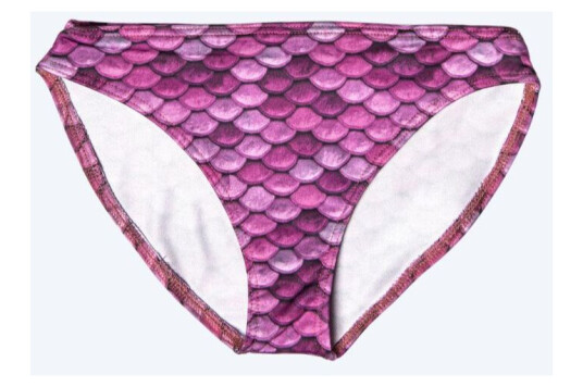 Kuaki Mermaids bikinitruse til jenter Rosa Havfruehale underdel Barn