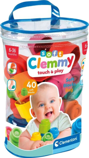 Clementoni Soft Clemmy Myke Byggeklosser 40 Deler fra 6 måneder Clementoni Soft Clemmy Myke Byggeklosser 40 Deler fra 6 måneder