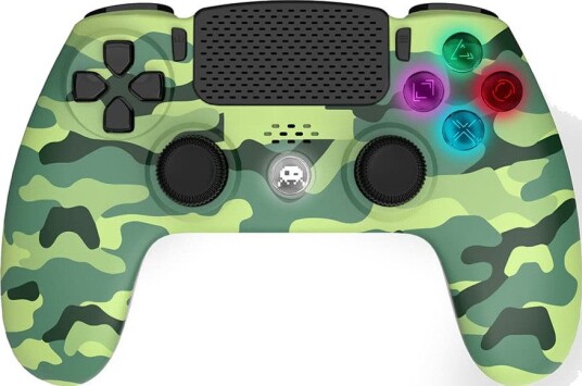 Freaks & Geeks Trådløs PS4-kontroller med 3,5mm Jack Grønn Freaks & Geeks Trådløs PS4-kontroller med 3,5mm Jack Grønn