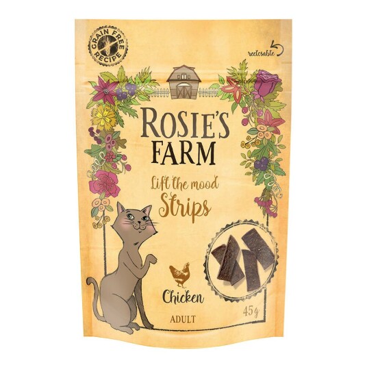 Rosie'S Farm Snack "Strips" Kylling 5 X 45 G