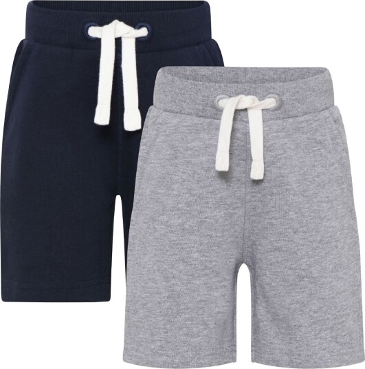 MinyMo 2 pack shorts til barn Dark Navy