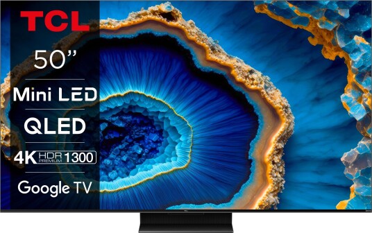 TCL MQLED80 50" 4K Mini-LED Smart TV med Dolby Vision og AiPQ 3.0 TCL MQLED80 50" 4K Mini-LED Smart TV med Dolby Vision og AiPQ 3.0