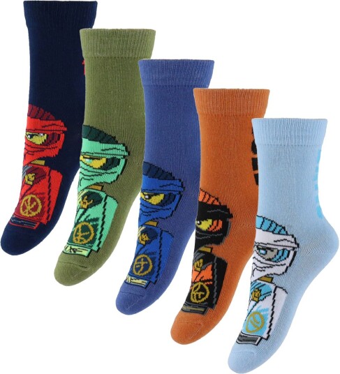LEGO kidswear Lwaiko 102   5 Pack Socks   Multi/patterned   37 39