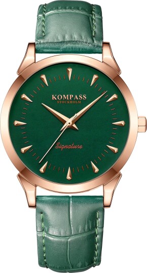 Kompass Signature Rose Gold Green