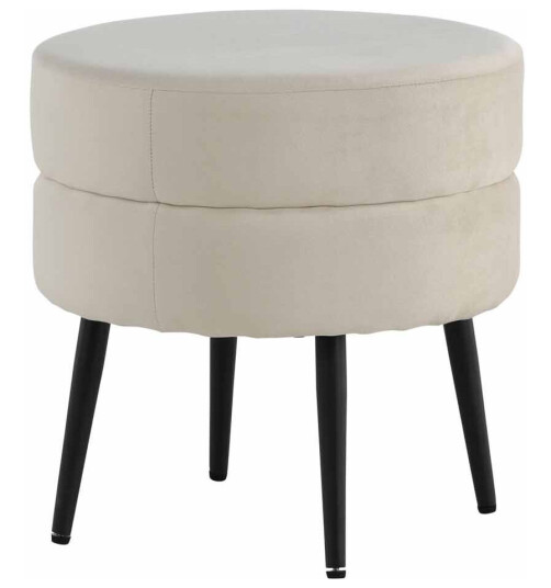Venture Design Pot sittepuff Beige/svart 40 cm Beige