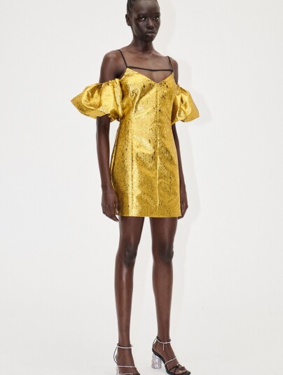 STINE GOYA Brera 1918 Organza Jacquard Gold XL STINE GOYA Brera 1918 Organza Jacquard Gold XL