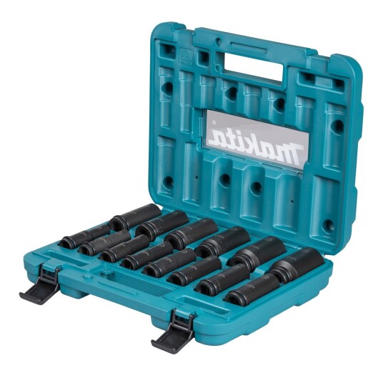 Makita E-16586 1/2" Slagvridningshoder Sett - 14 Deler Håndverktøy