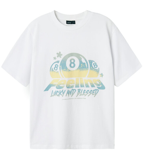 LMTD Nlmfeelin Ss L Top White 158-164