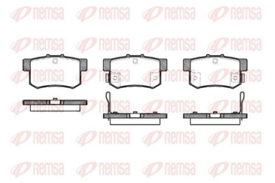 Bremseklosser REMSA 0325.22 Bremseklosser REMSA 0325.22