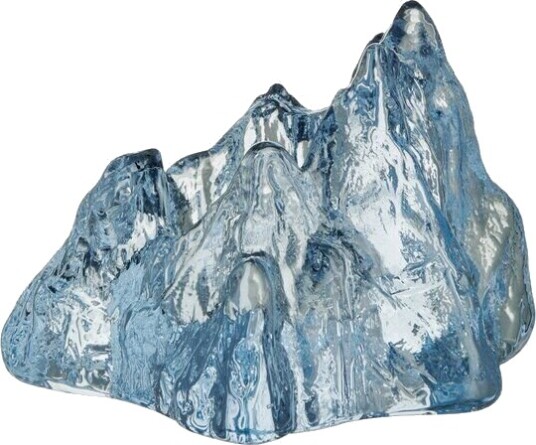 Kosta Boda The Rock lyslykt 9,1 cm ice blue Kosta Boda The Rock lyslykt 9,1 cm ice blue