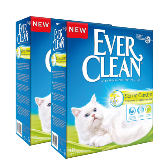 Spring Garden Cat Litter 10 L X 2 Katt Toalett Og Kattesand Kattesand Ever Clean