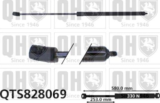 Gassfjær, motorpanser QUINTON HAZELL QTS828069