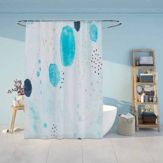 Dusjforheng 180x200 cm med motiv