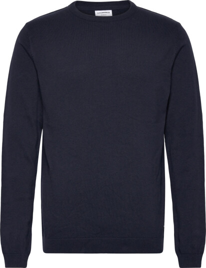Lindbergh O Neck Recycled Yarn Knit - Navy - M Lindbergh O Neck Recycled Yarn Knit - Navy - M