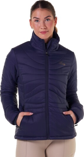 LEVITY Ella Quilted Riding Jacket Pitch Midnight Blue - S