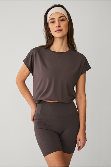 Ellos Studio Treningsshorts Bike Tights Pocket Core Brun