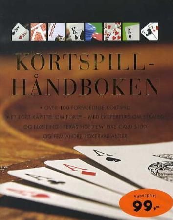 Kortspillhåndboken (Innbundet) Pent brukt bok