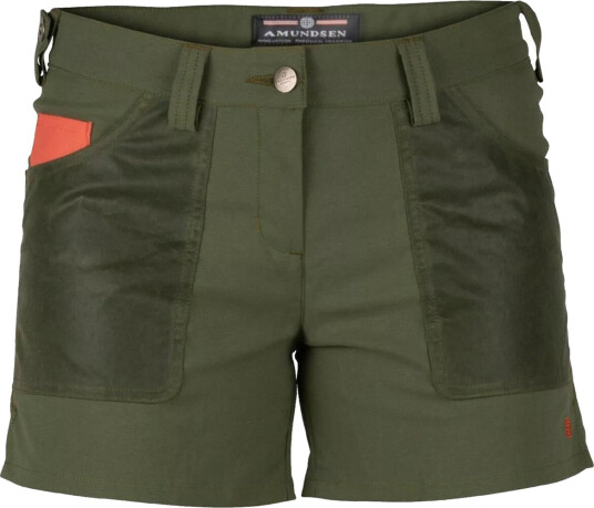 Amundsen 5 Incher Field Shorts Shorts Flaskegrønn female L