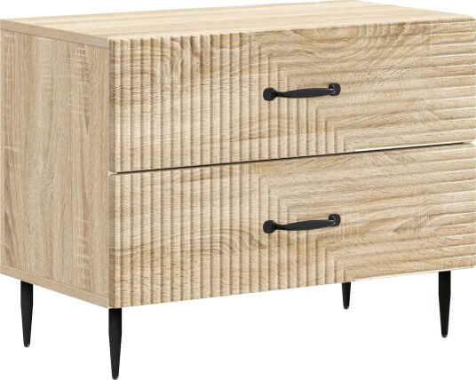  Nattbordskap Sonoma eik 62 x 34,5 x 47,5 cm Konstruert tre