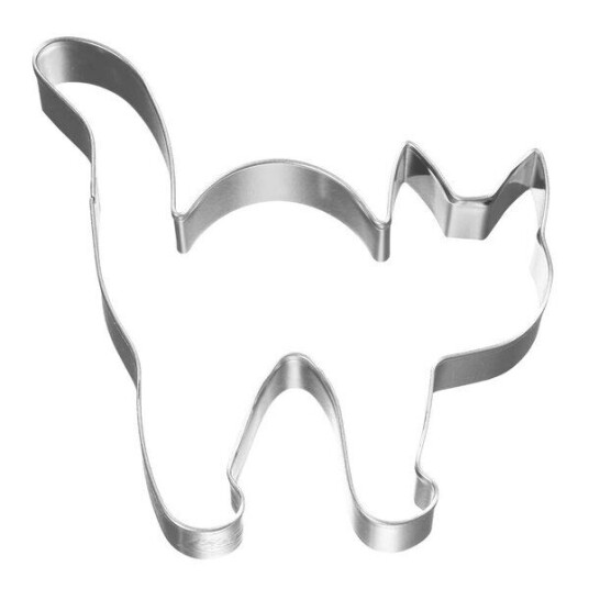 Birkmann Cookie Cutters pepperkakeform halloweenkatt 8 cm rustfritt stål Birkmann Cookie Cutters pepperkakeform halloweenkatt 8 cm rustfritt stål