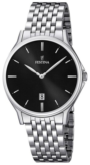 Festina Herreklokke F16744 4 Sort/Stål Ø39 mm Festina Herreklokke F16744 4 Sort/Stål Ø39 mm