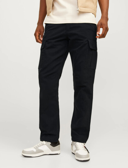 Jack & Jones Jpstkane Barkley Cargo Pant Noos - Black - 34 x 30