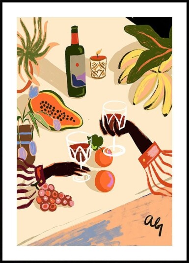 Cheers To You Plakat Plakat / 21x30cm