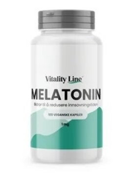 Vitality Line Melatonin 1 mg 100 kapsler