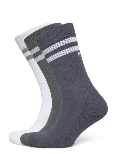 Björn Borg Classic Crew Sock 3P White 36 40 Björn Borg Classic Crew Sock 3P White 36 40