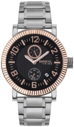 Breil Herreklokke EW0590 Tribe Sort/Stål Ø43 mm Breil Herreklokke EW0590 Tribe Sort/Stål Ø43 mm