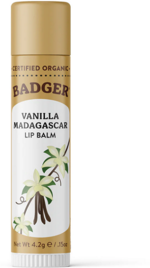 Badger Body Care Badger Balm Leppepomade Vanilla Madagascar Badger Body Care Badger Balm Leppepomade Vanilla Madagascar