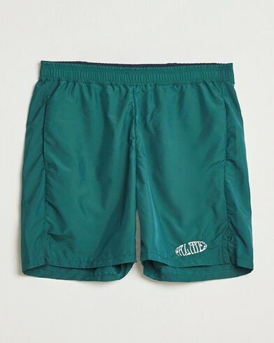Palmes Oval Tennis Shorts Dark Green